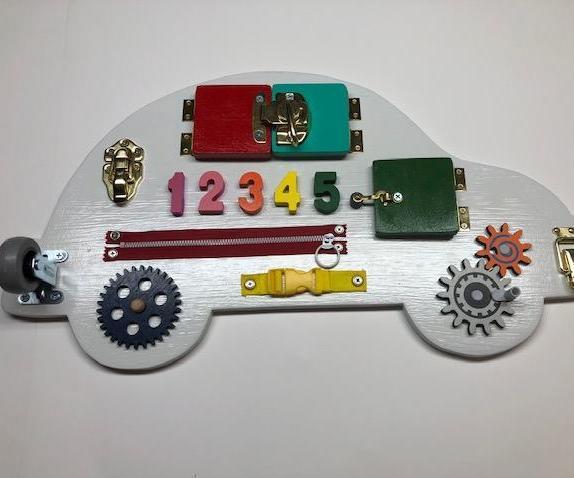 Fun Shaped Busy Boards for Toddlers