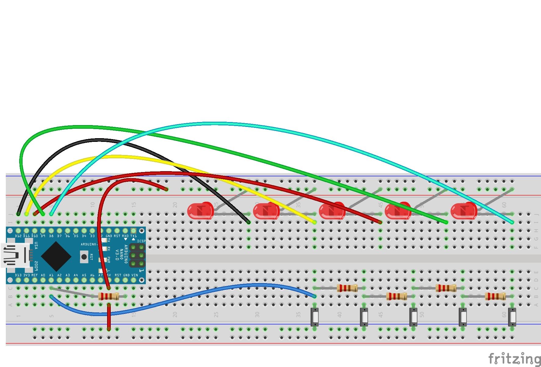 100+ Switches in a Single Pin of Arduino : 6 Steps (with Pictures ...