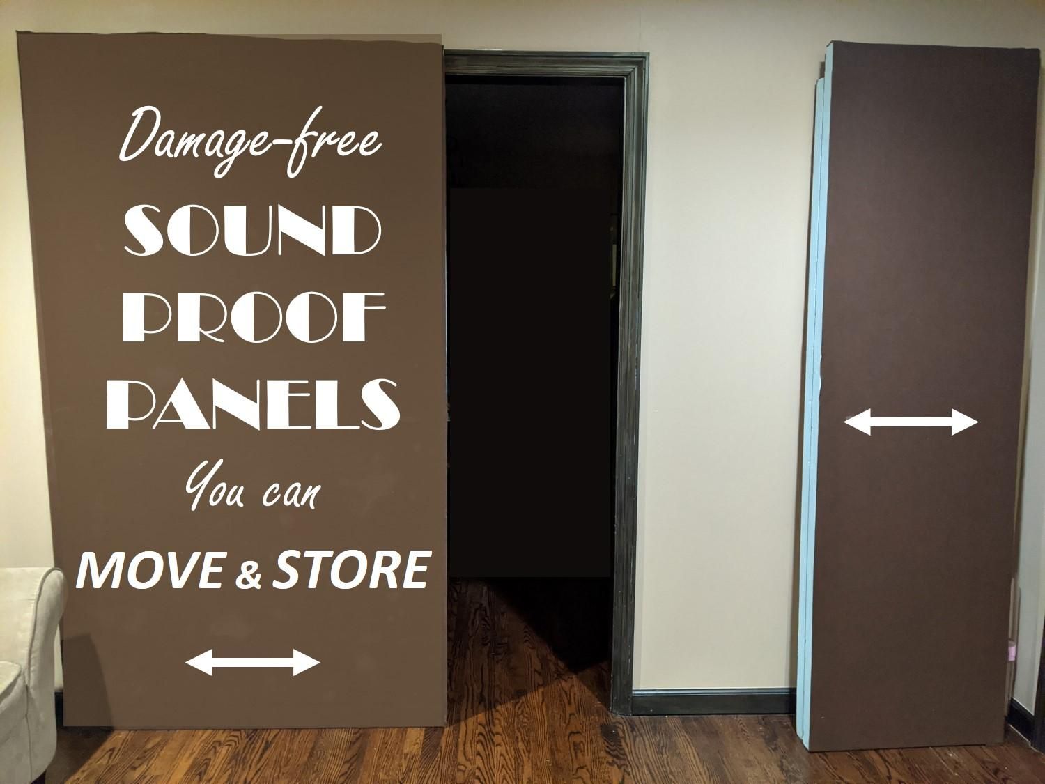 Build Temporary Soundproof Wall Panels Movable And