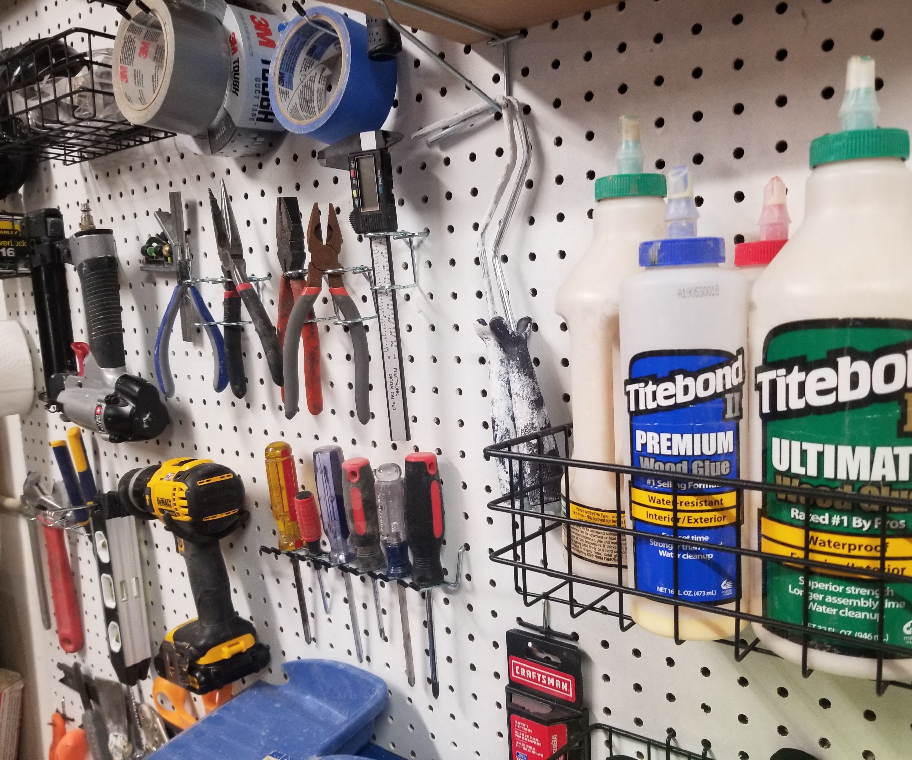 Peg Board Organization Project