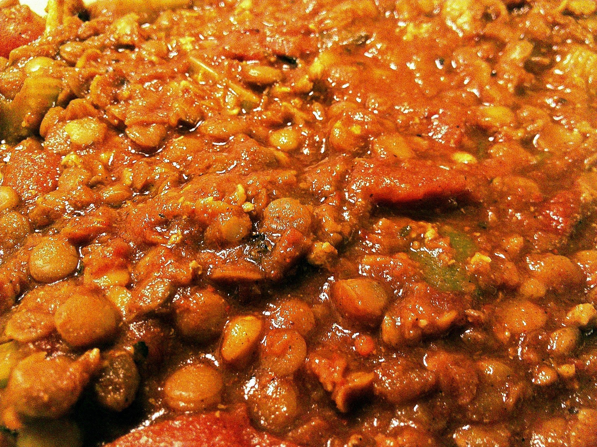 Poor Man's No-Meat Lentil Chili