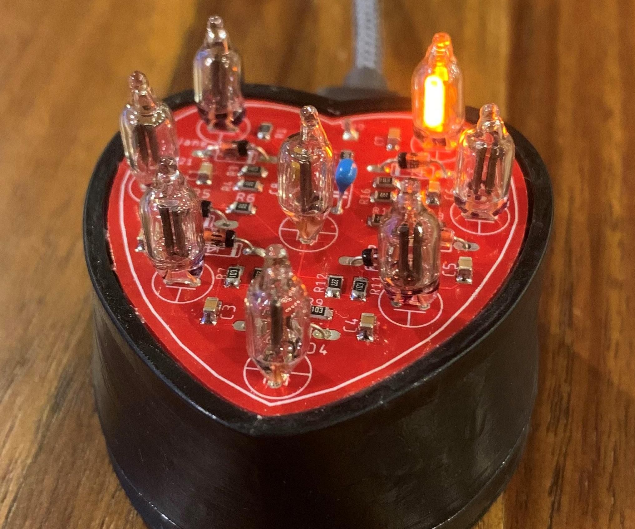 Neon Ring Counter Heart