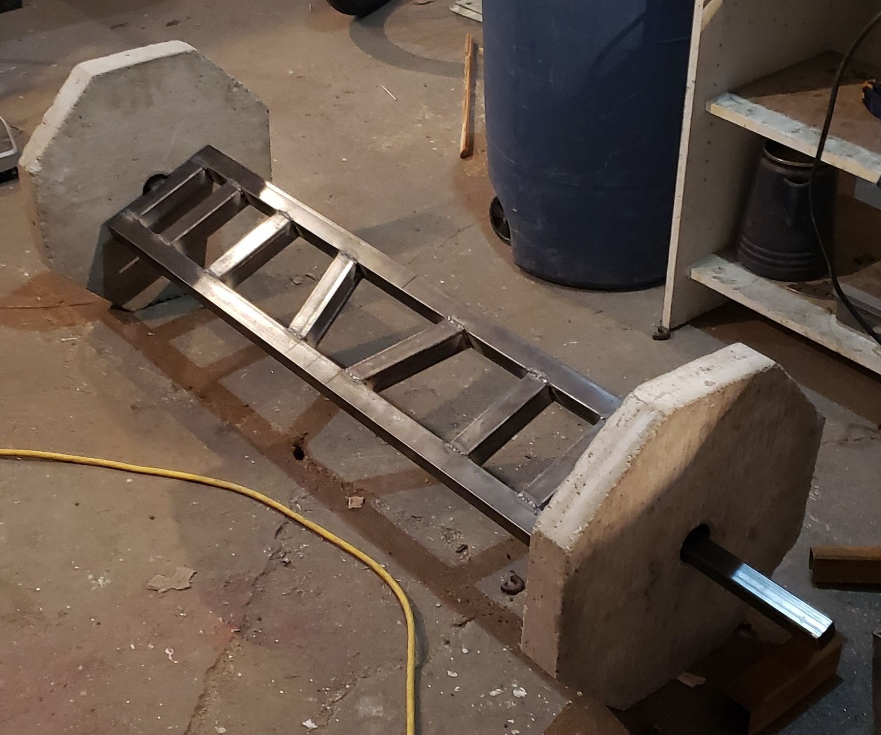 Multi Grip Weight Bar From Metal Scraps!