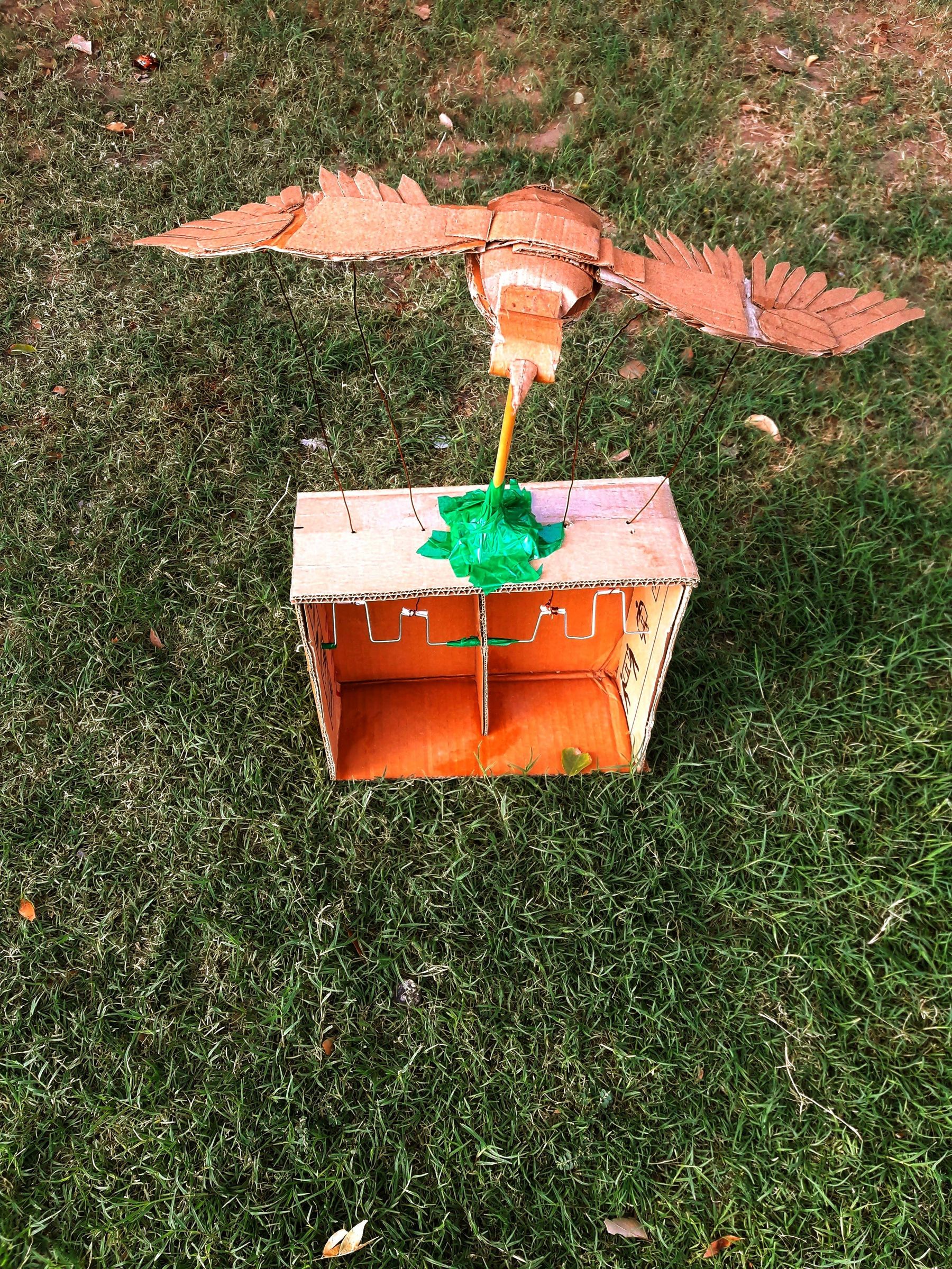Mechanical Cardboard Bird 9 Steps (with Pictures) Instructables