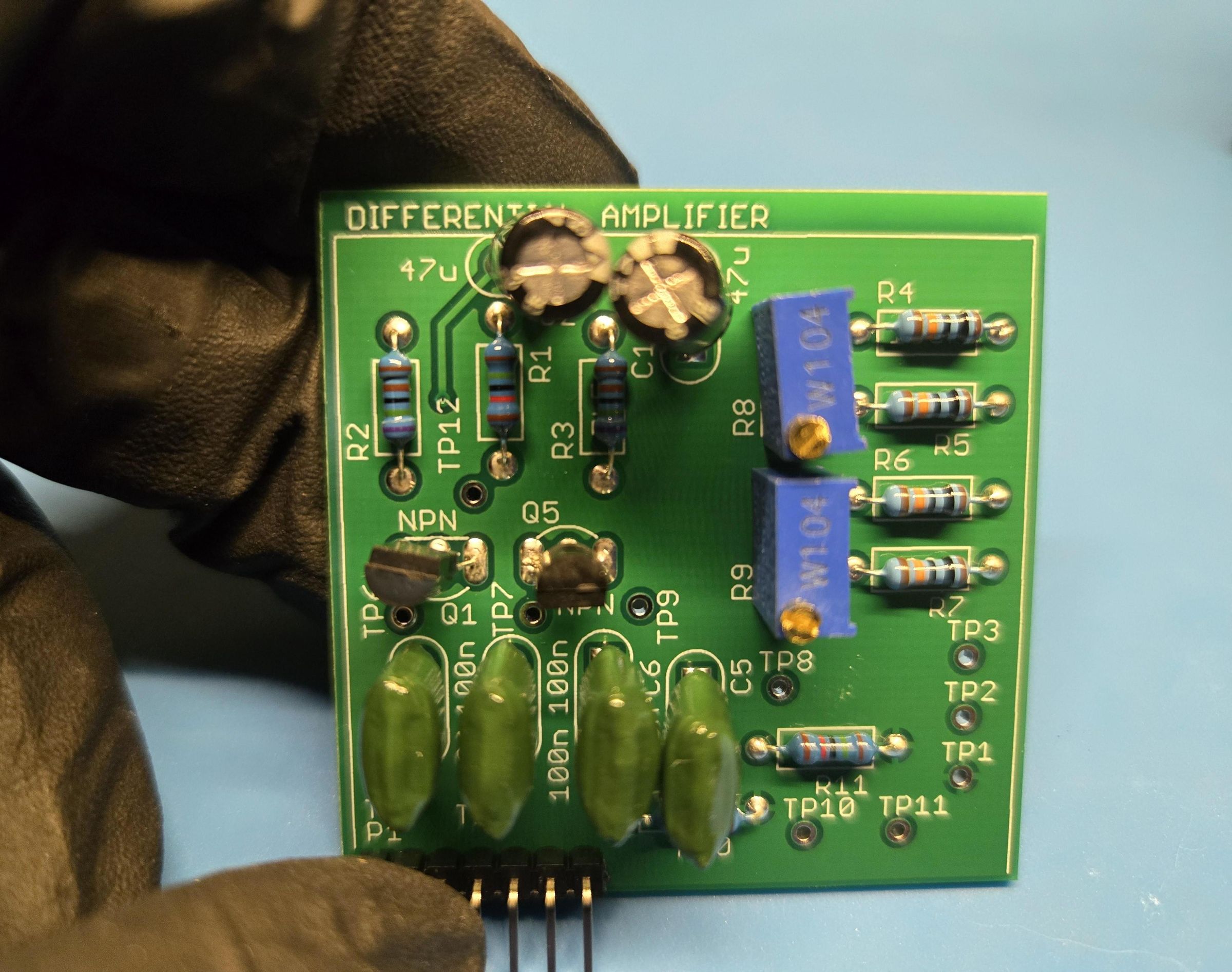 Differential Amplifier, MiniPCB, 04B-360, Rev A1-02