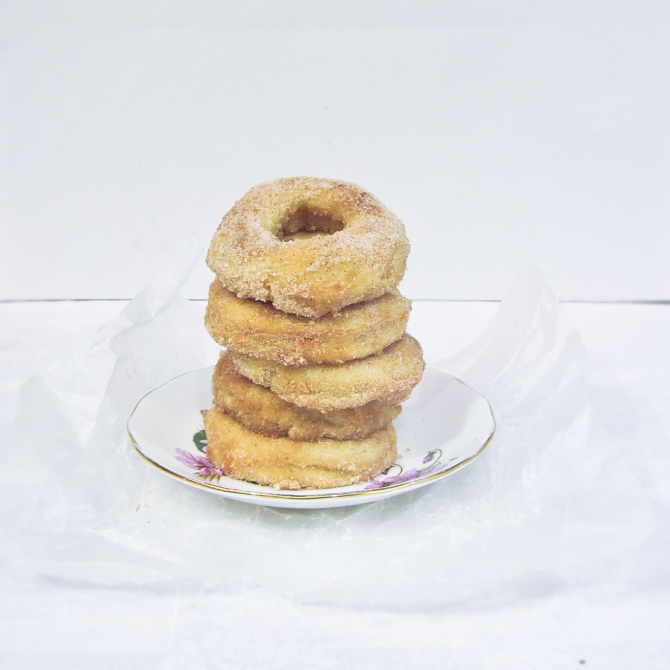 Baked Cinnamon Vanilla Donuts (plus a DIY donut pan)