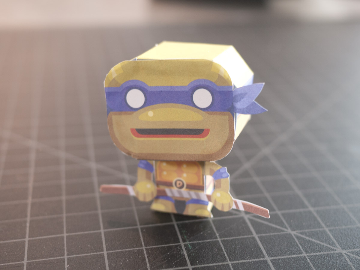 Tiny Donatello Papercraft
