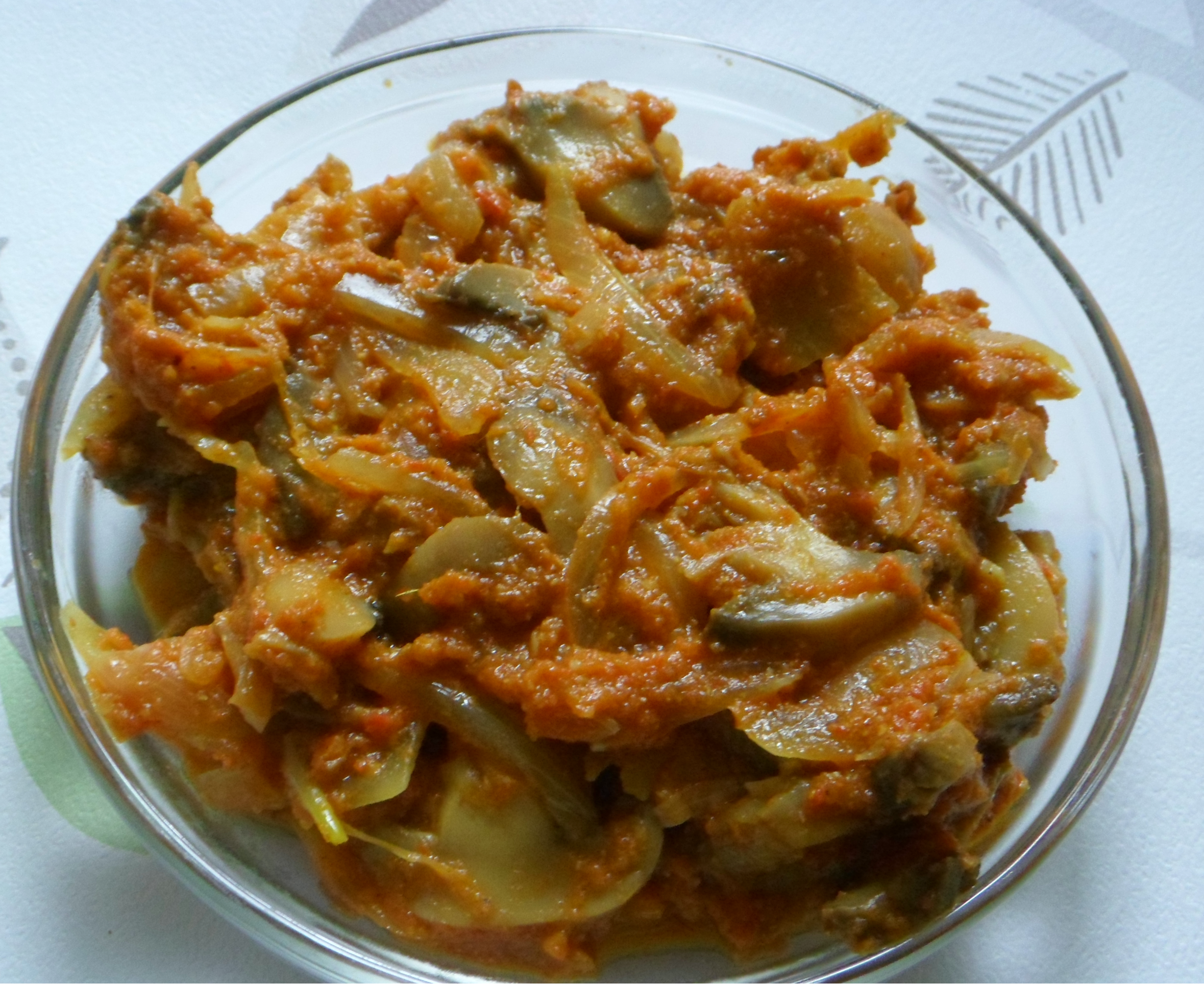 Mushroom Do Pyaza Curry