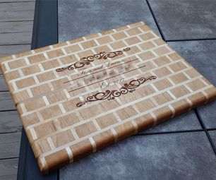 Brick and Mortar Cutting Board