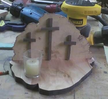 Crosses on a Hill Votive