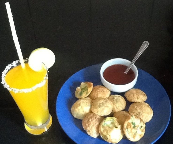 Drop Fried Coin Egg Bites (Low Fat Breakfast)