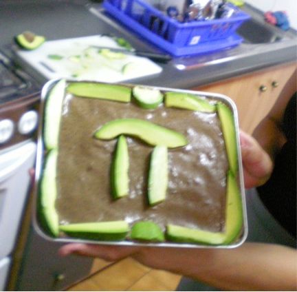 Avocado Chocolate Custard Pie