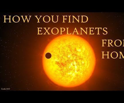 How to Find Exoplanets From Home