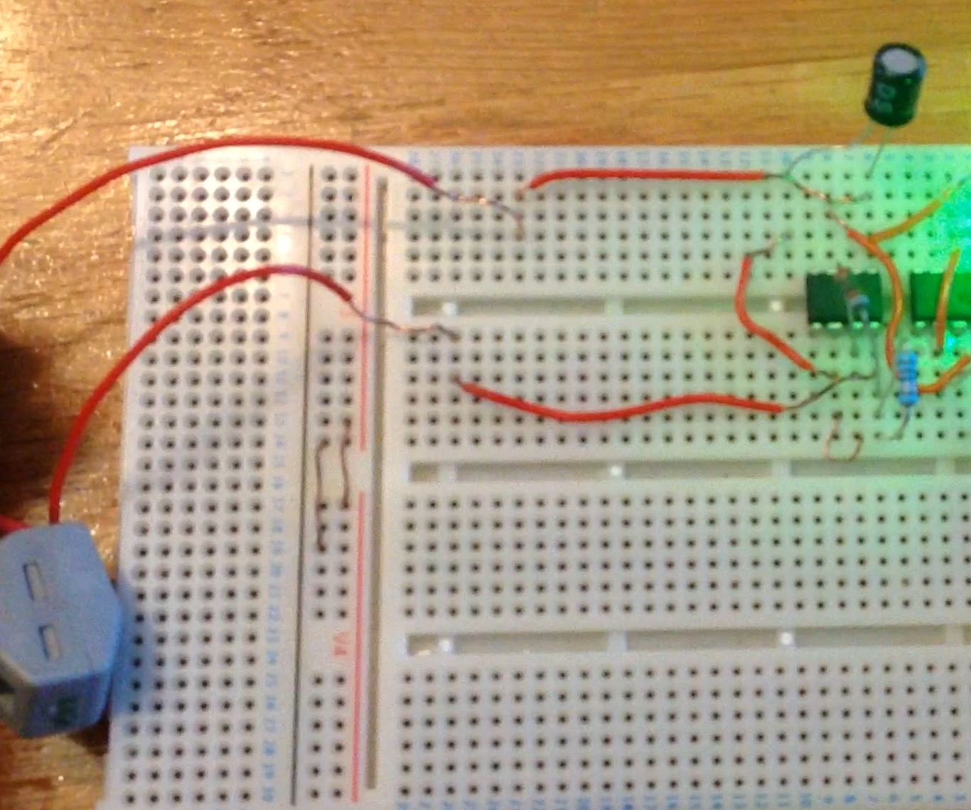Double Flasher Circuit - 555 Timer