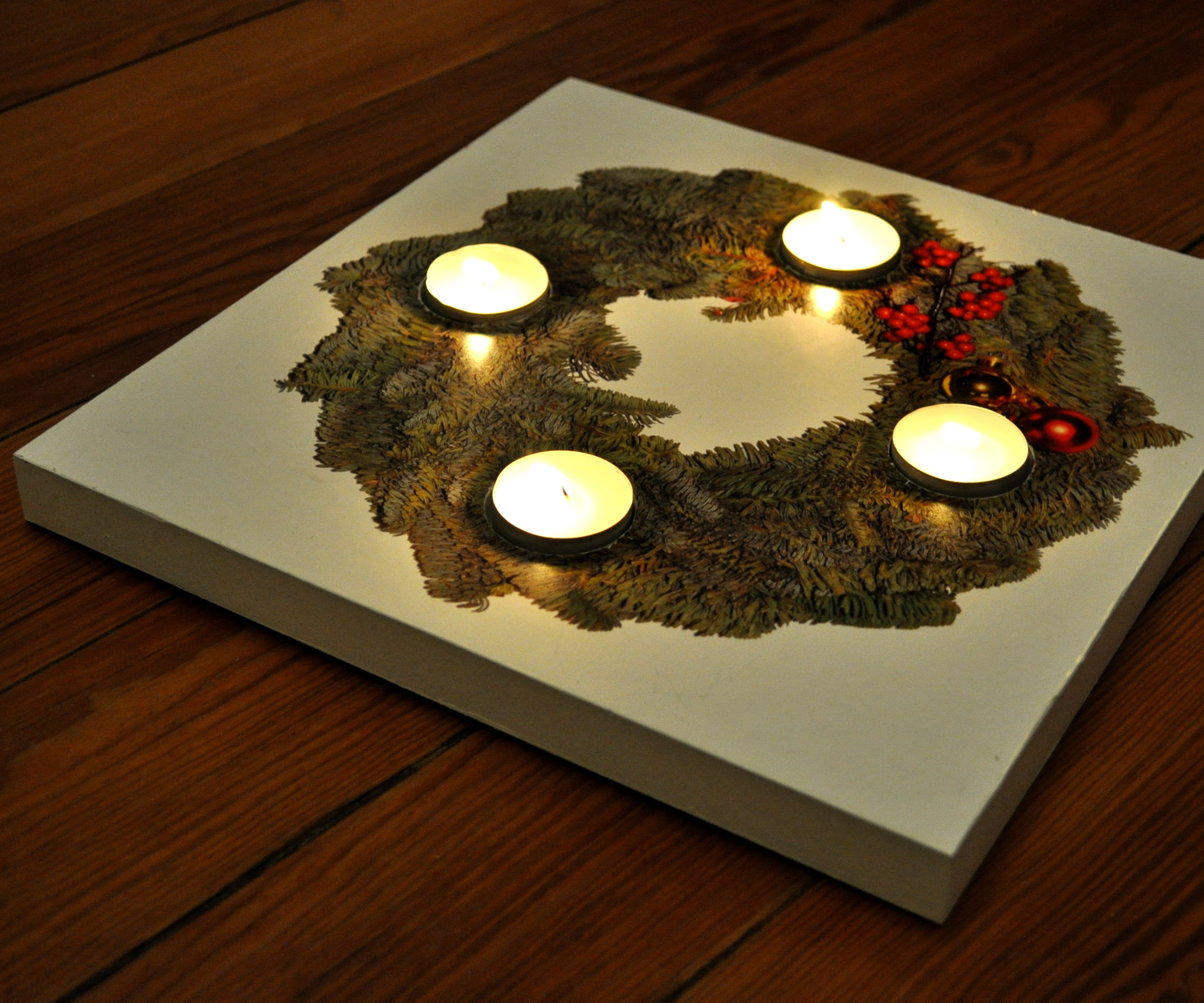 It's Christmas soon! Time to make a stylish & unique ADVENT WREATH!