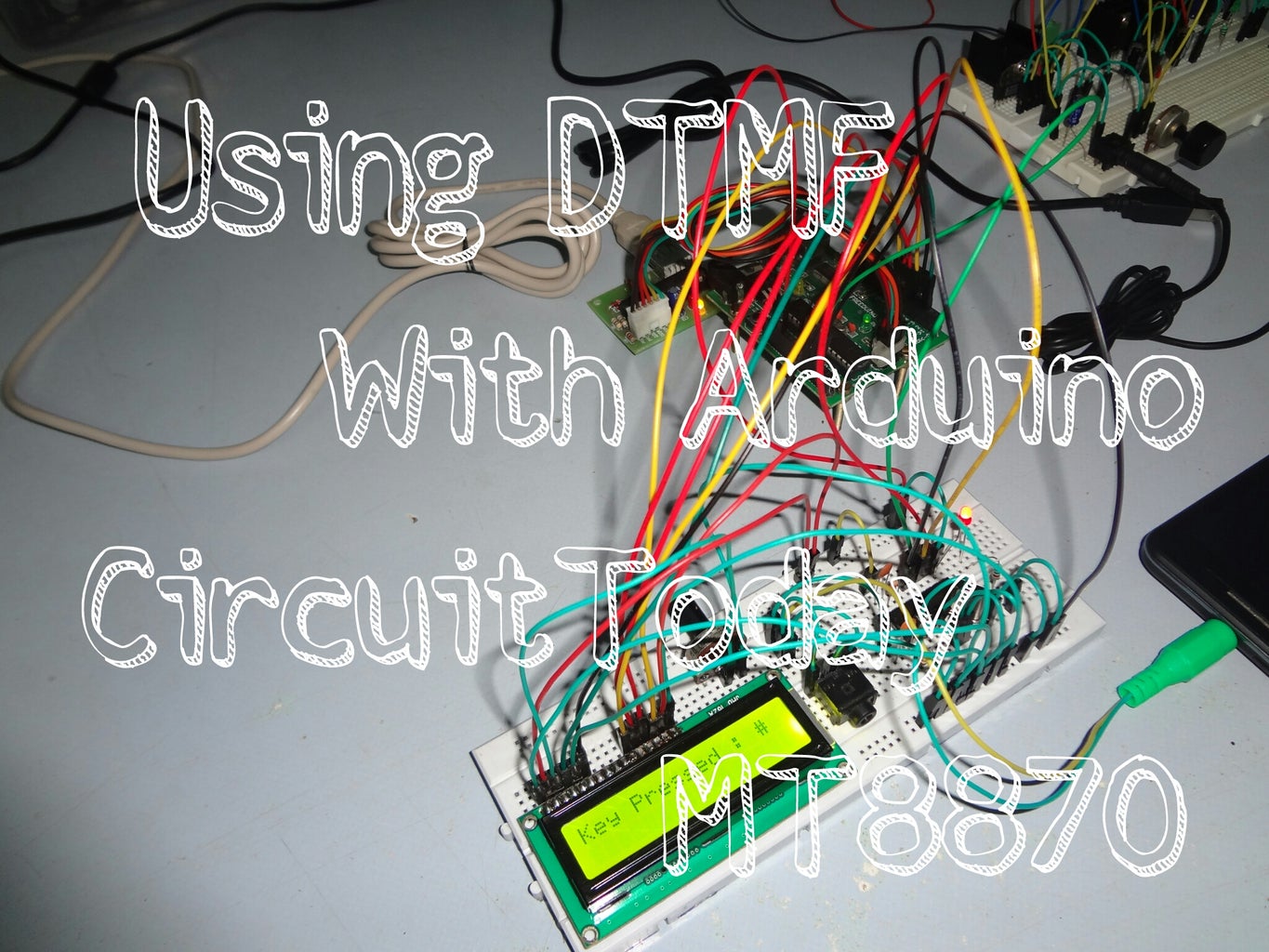 Using MT8870 DTMF Decoder With Arduino 