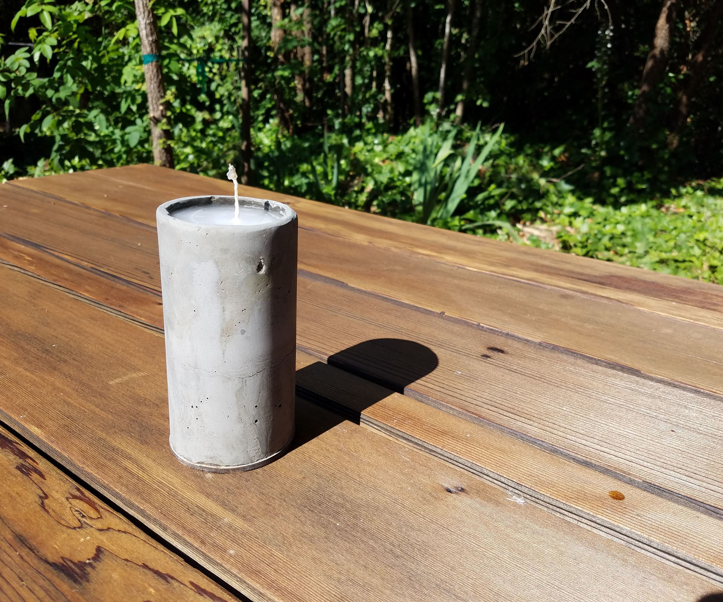 Aesthetic Cement Candle