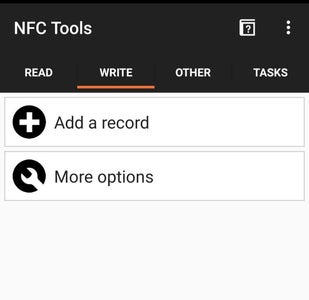 NFC Tag Setup
