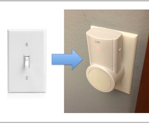 RF Outlet to Light Switch Hack