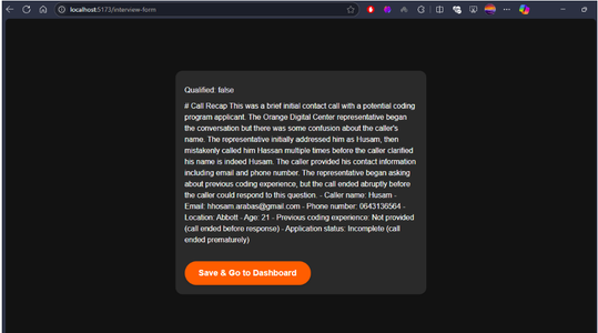 Running and Testing Your Application