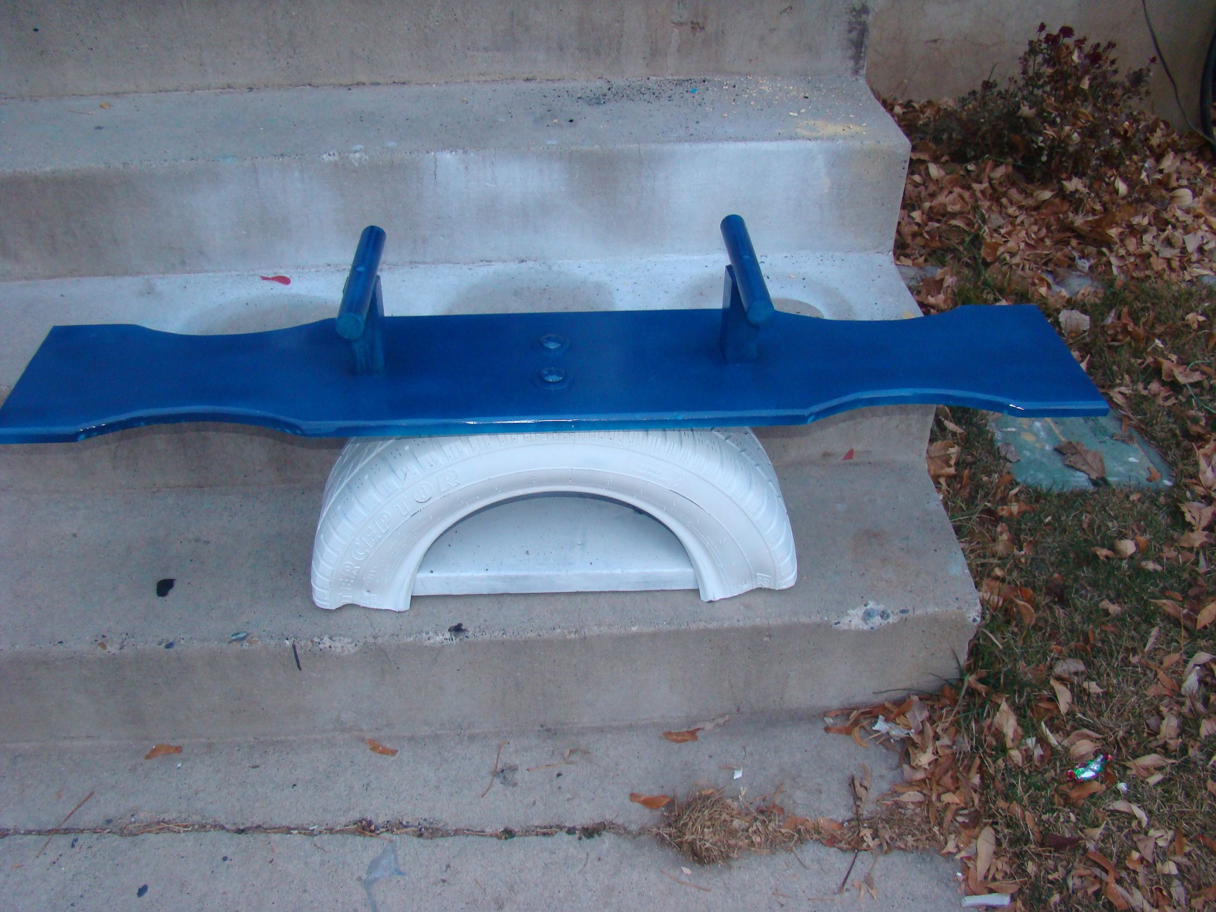 How to Make a Teeter Totter From an Old Tire 16 Steps (with Pictures