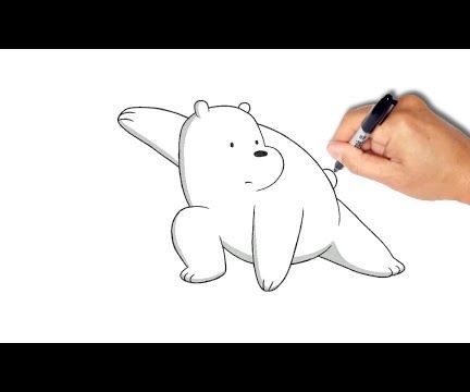 How to Draw Ice Bear in 1 Minute