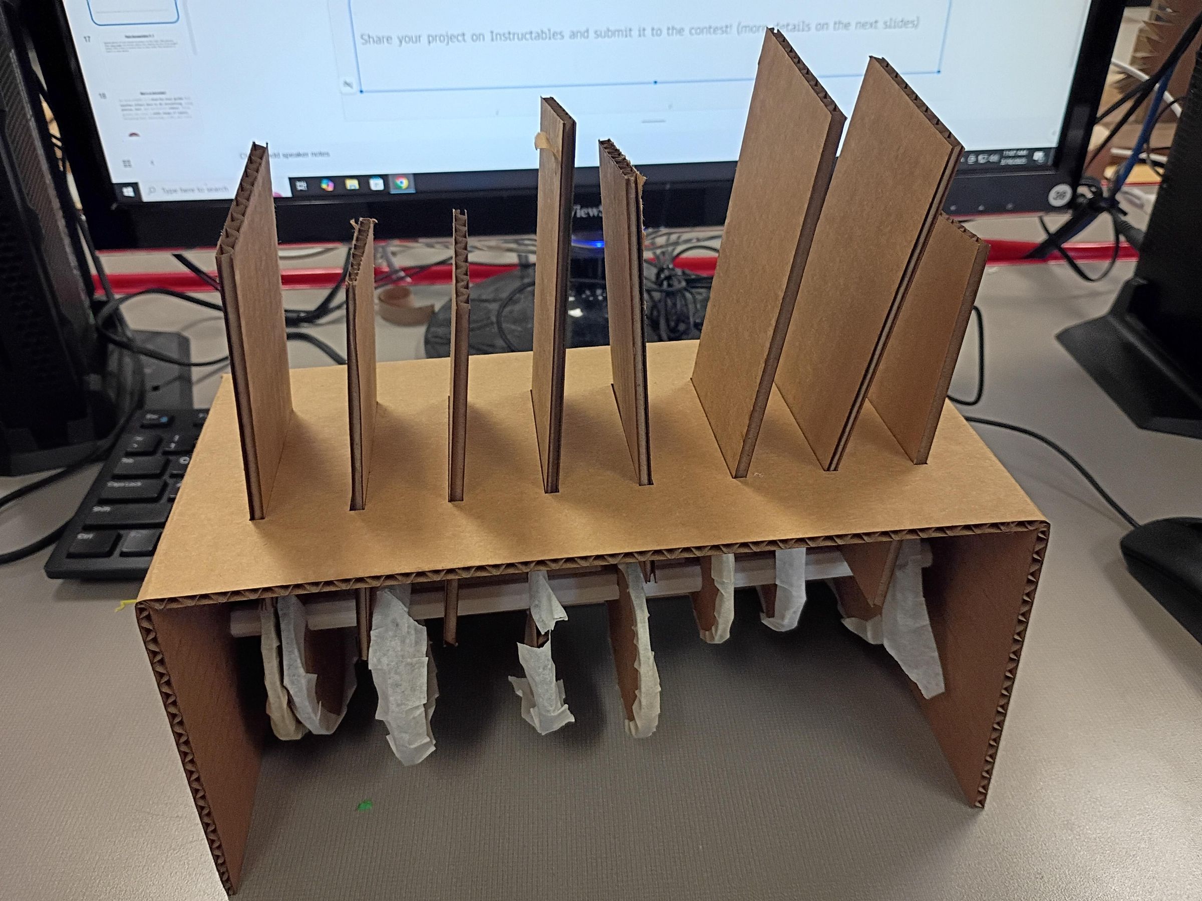 Cardboard Automata Box