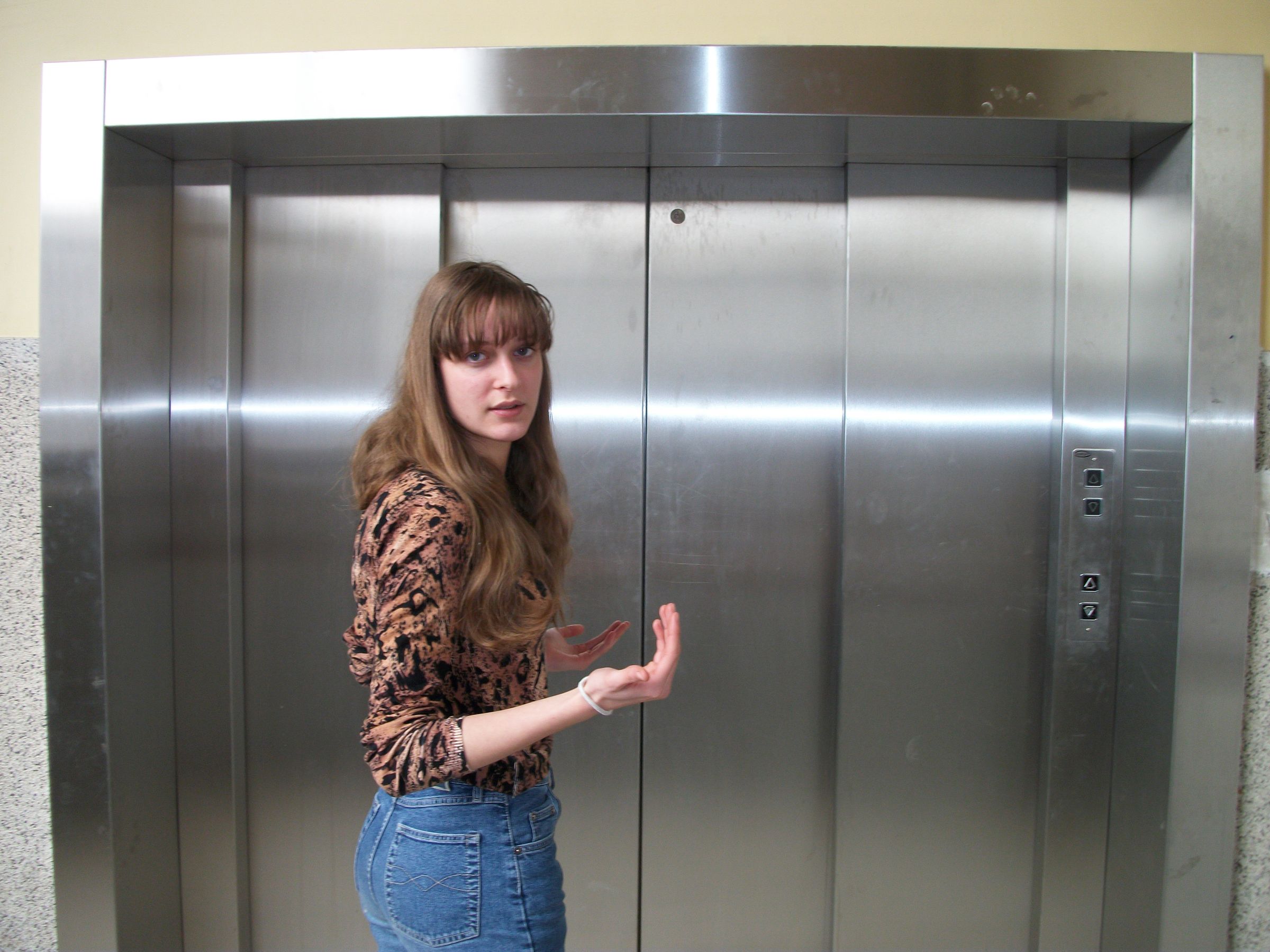 How to Take in the Elevator Backwards!