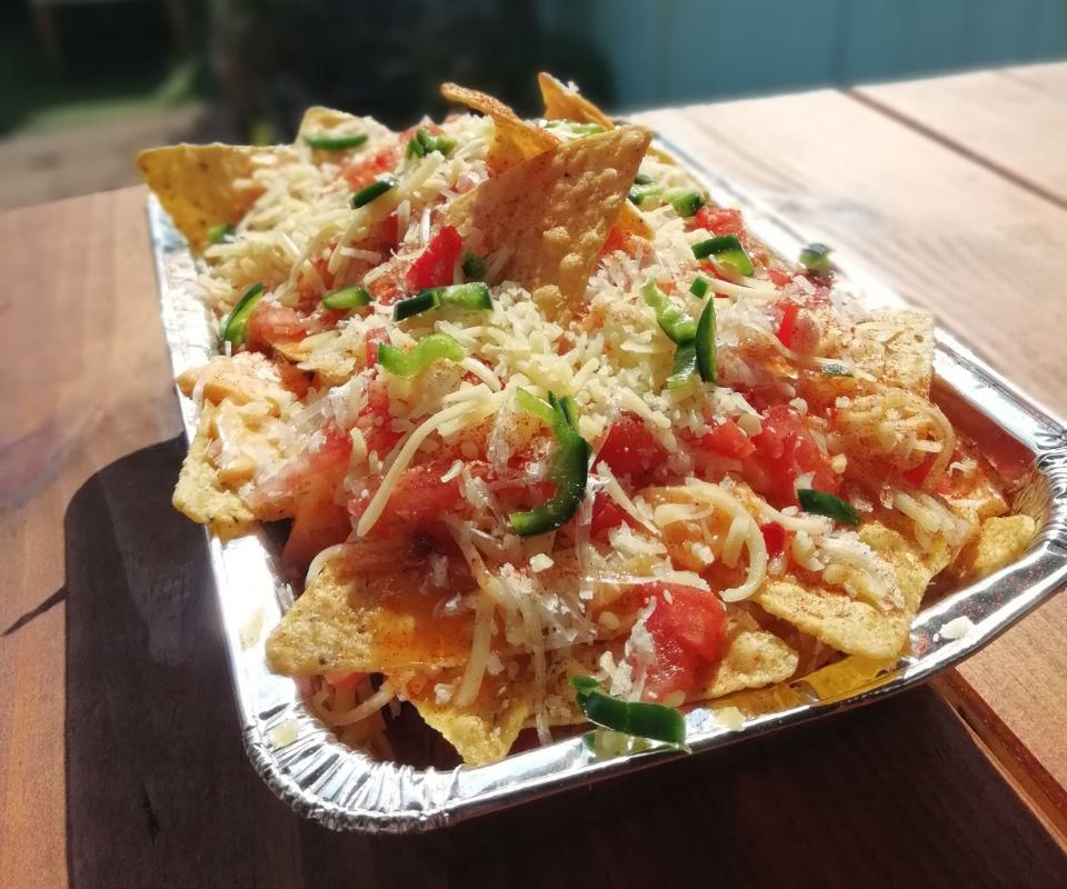 Smokey Three Cheese Nachos