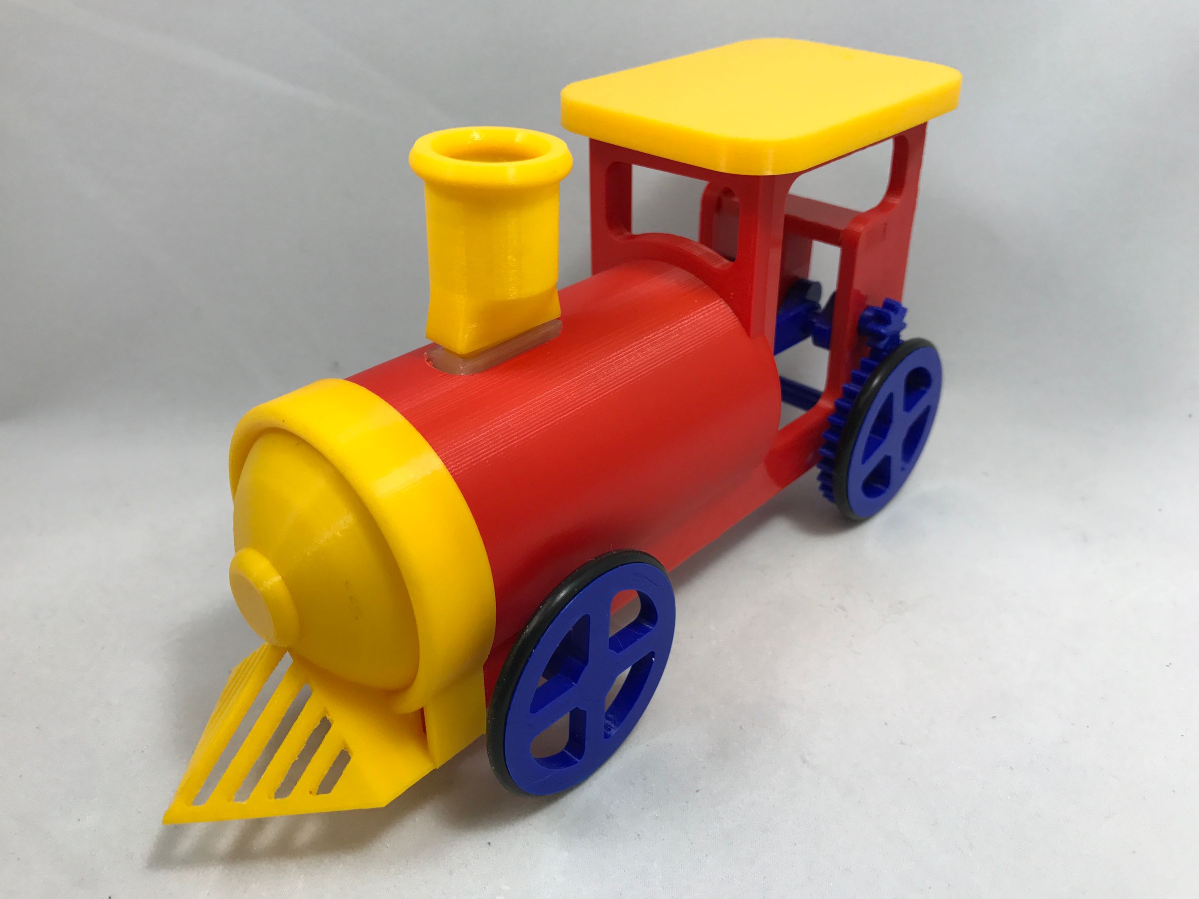 Balloon Powered Single Cylinder Air Engine Toy Train 5 Steps (with