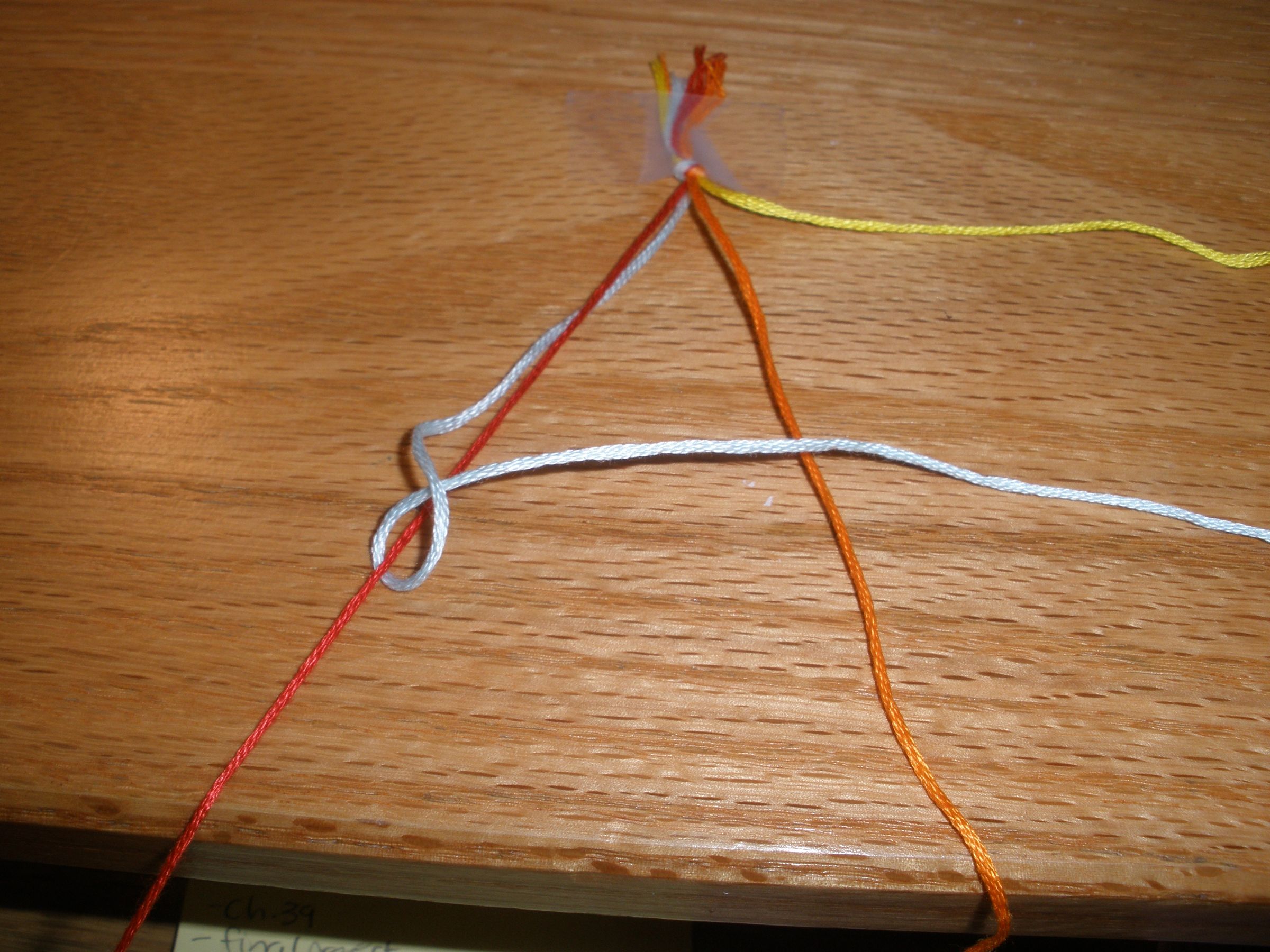 Candy Stripe Friendship Bracelet 5 Steps Instructables