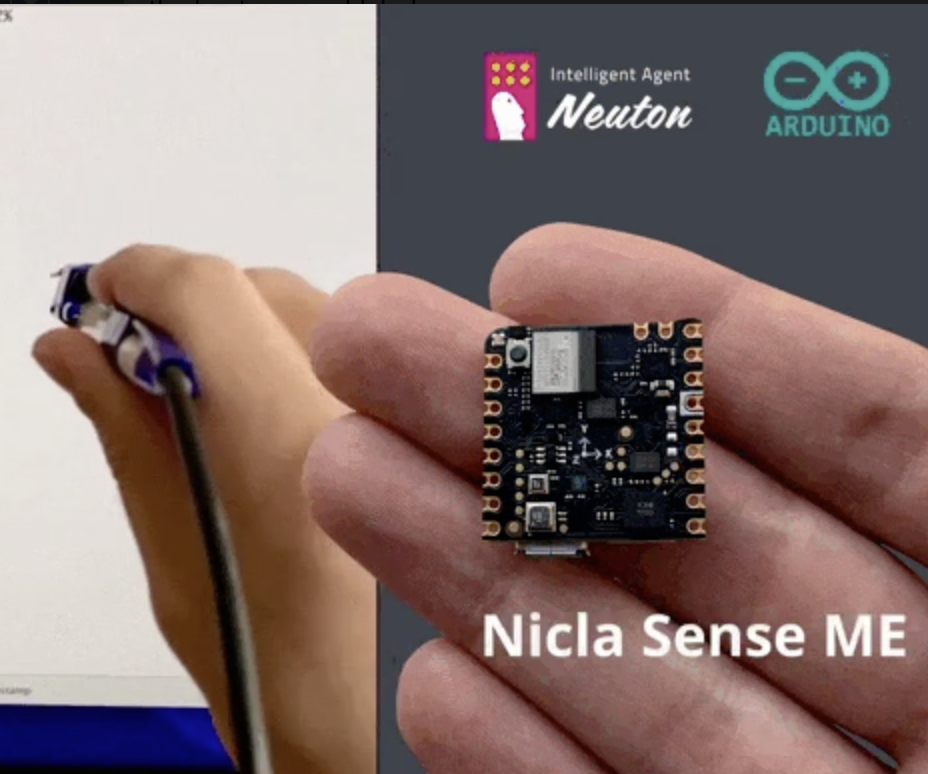 Tiny ML Air Writing Recognition With Nicla Sense ME