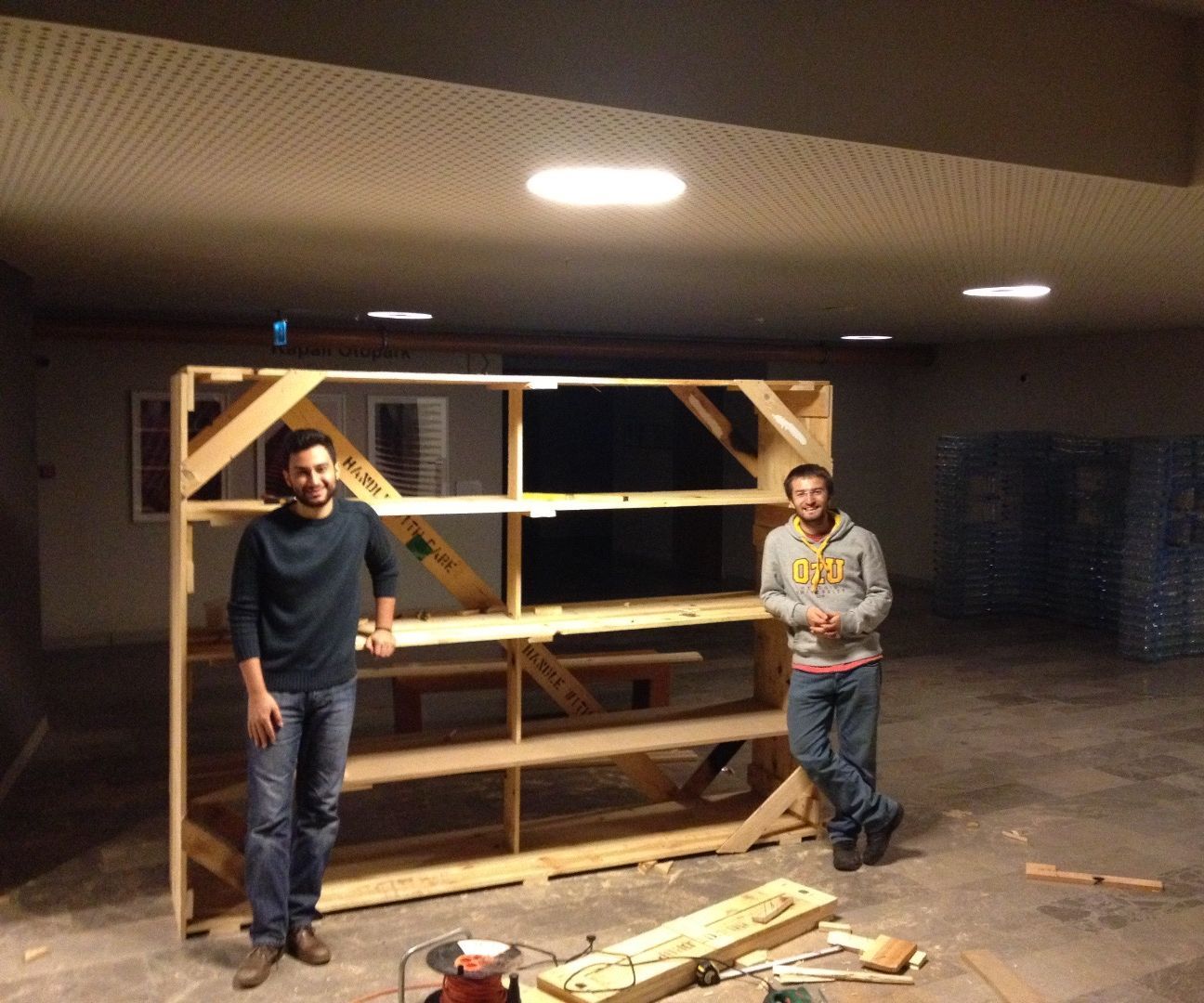 Huge Wooden Shelves