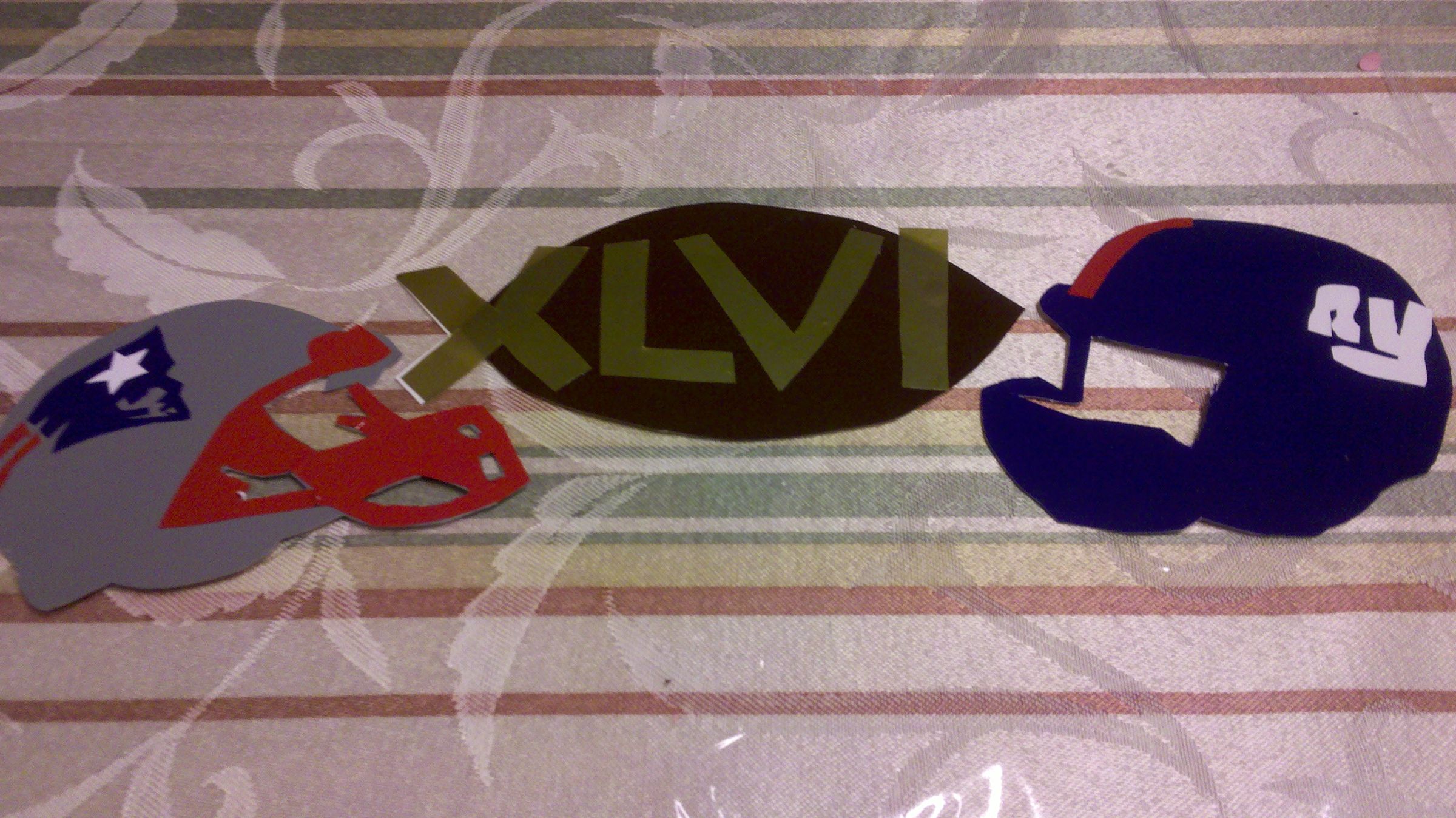 Superbowl XLVI Vinyl Wall Decor