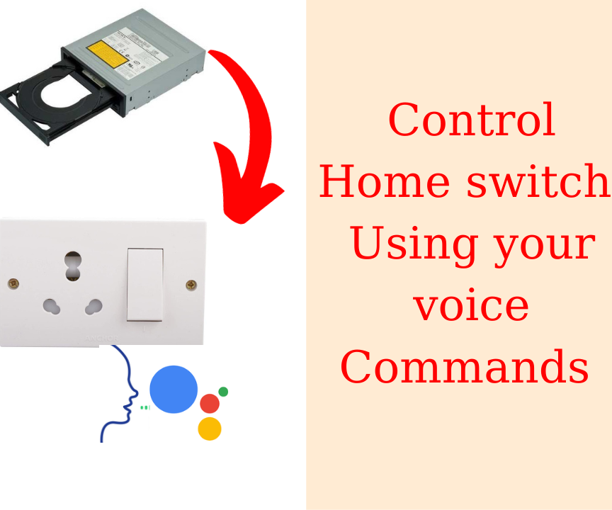 Home Applience Switch Control Using Google Assistant