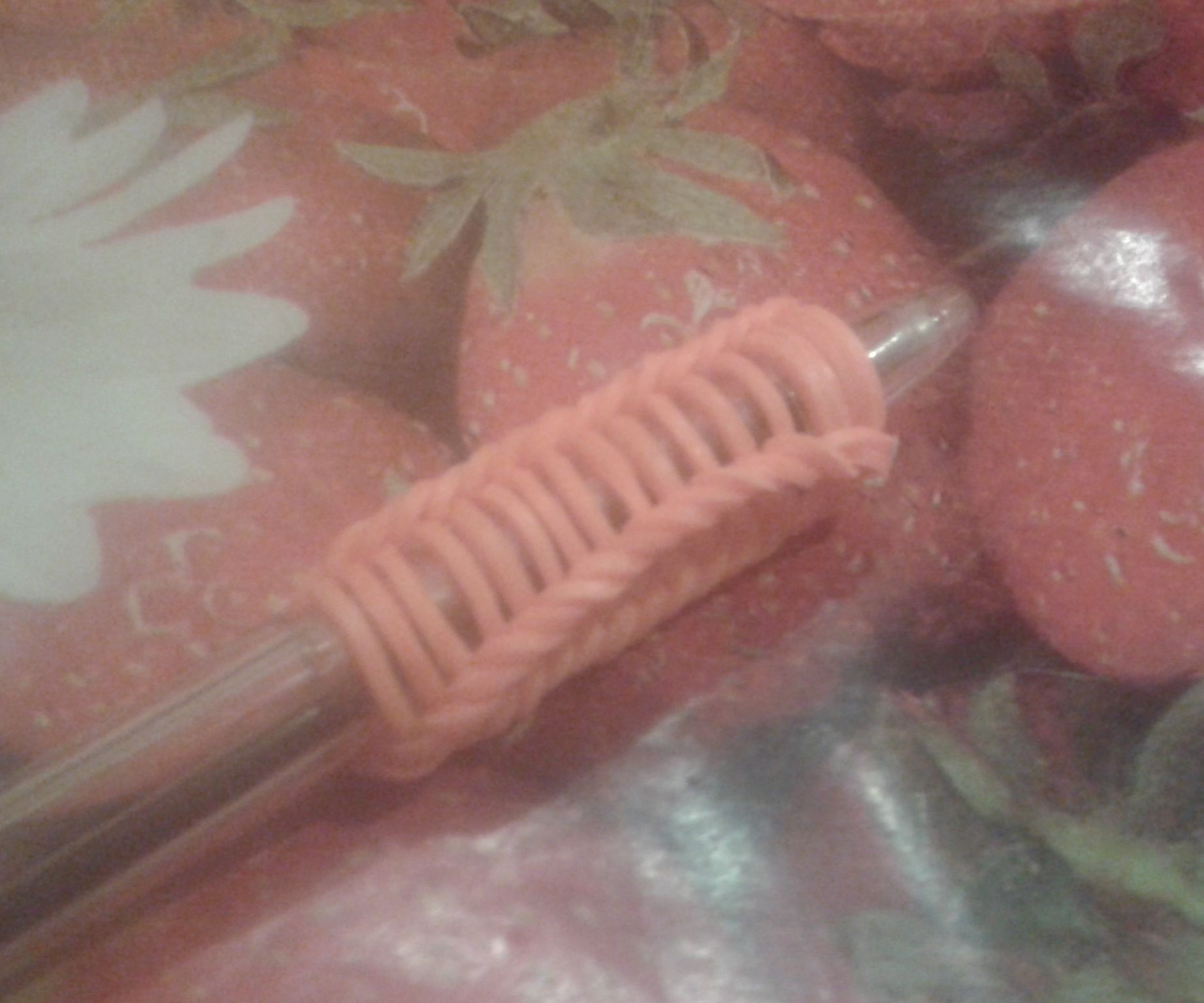 Pencil/pen Grip From Loom Bands