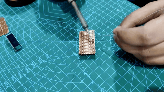 CIRCUIT ASSEMBLY: ESP32 and AHT10 PCB