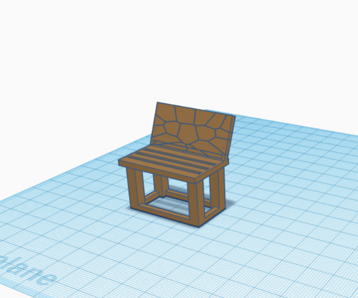 How to Make a Bench in TinkerCAD 5 Steps Instructables