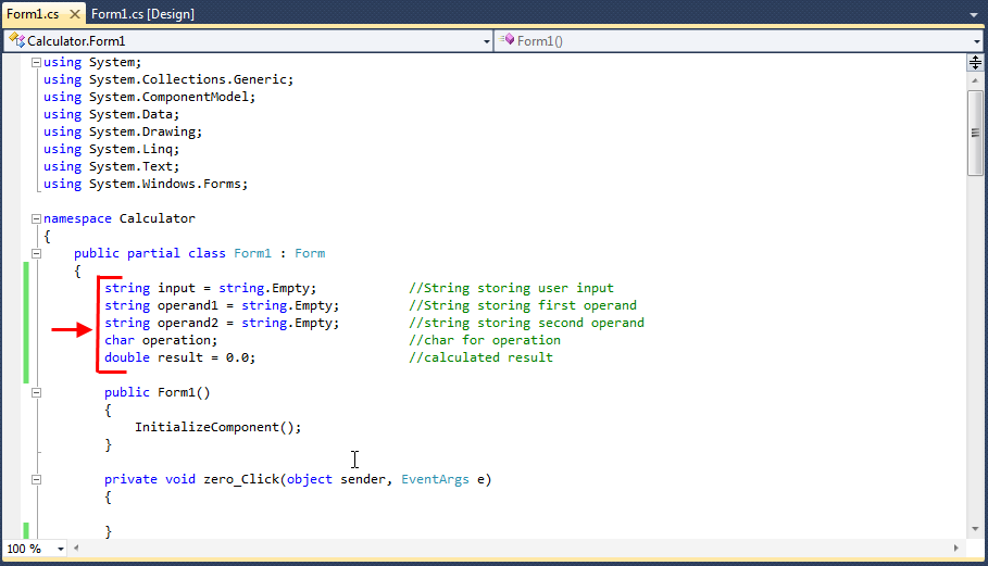 String result c
