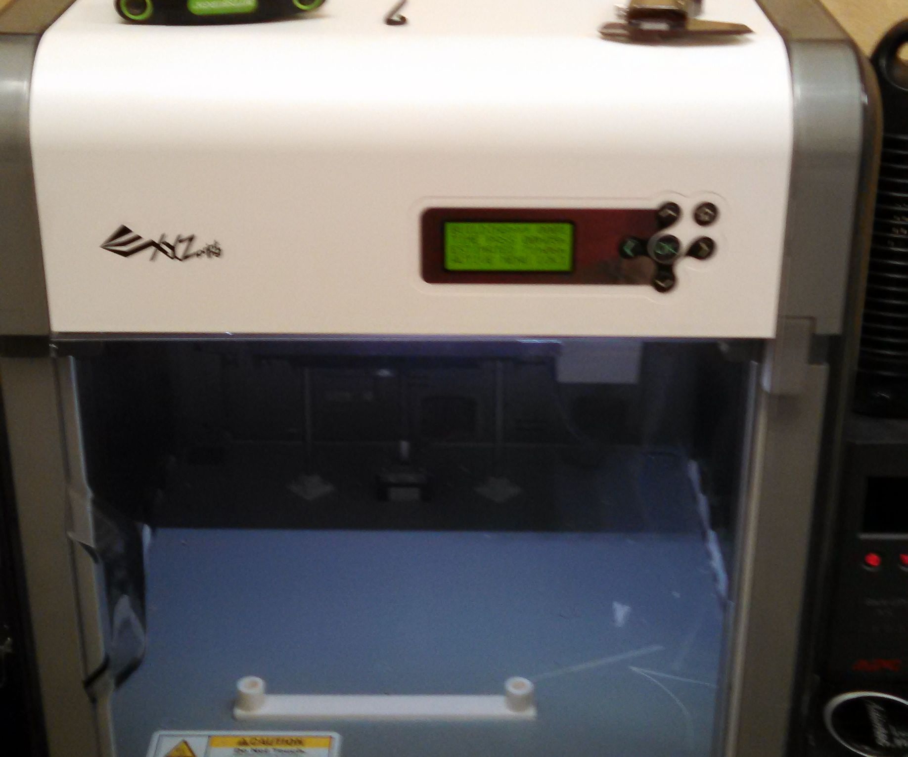 Da Vinci 1.0 Filament Reset