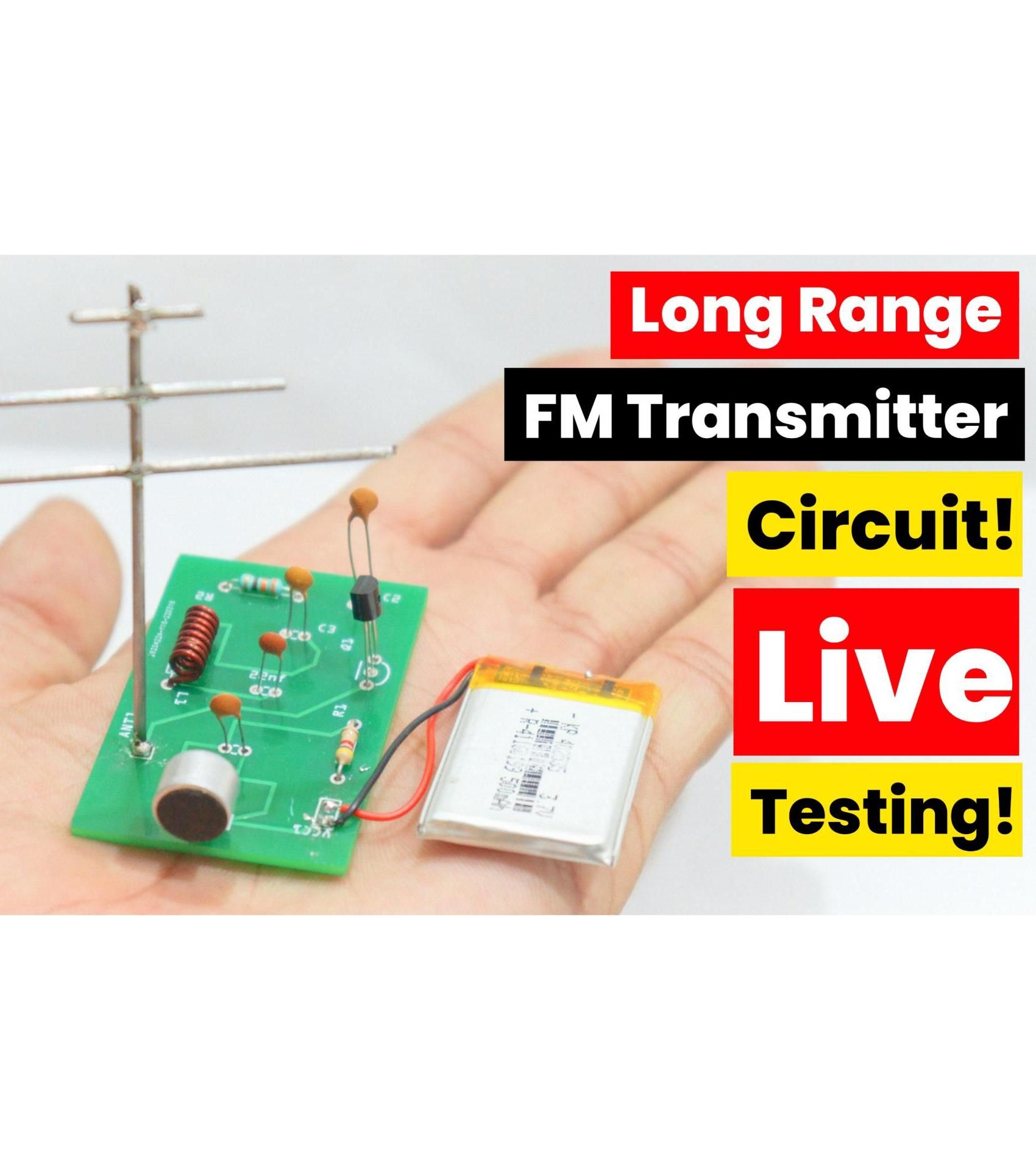 2Km Powerful FM Transmitter Circuit | FM Transmitter Circuit 