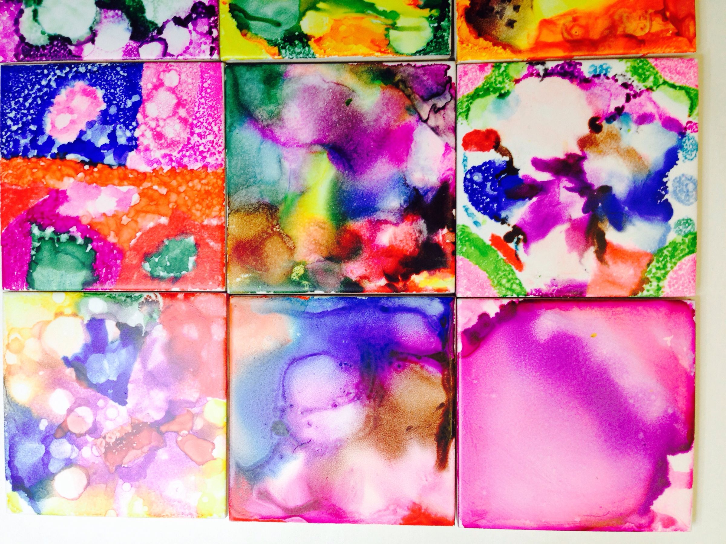 Rainbow Tile Art Coasters 6 Steps (with Pictures) Instructables