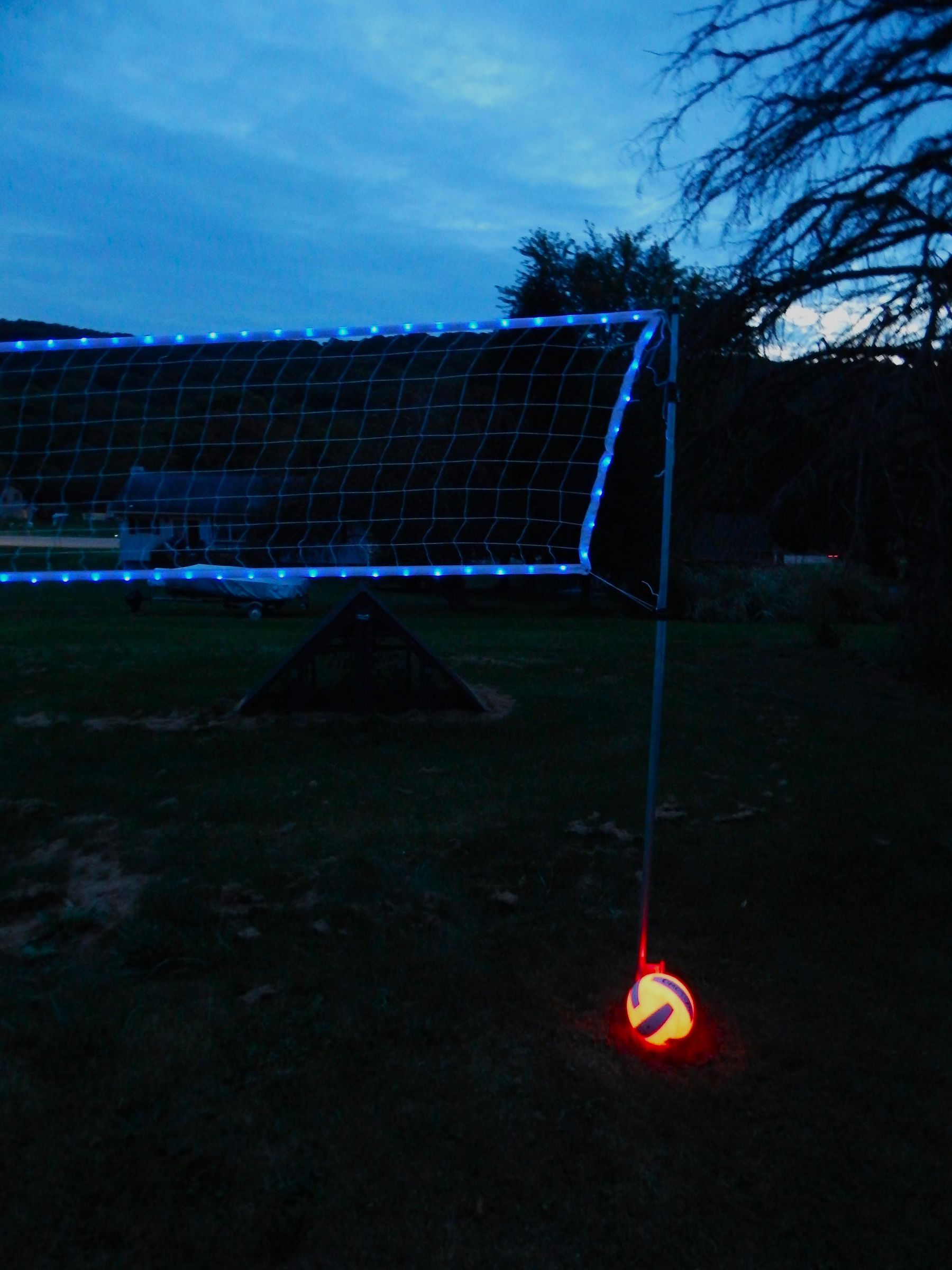 DIY LightUp Volleyball Net Mounting Kit 4 Steps Instructables