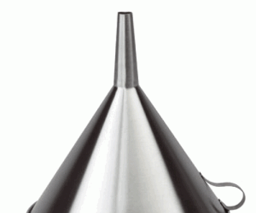 Hopper from empty juice box