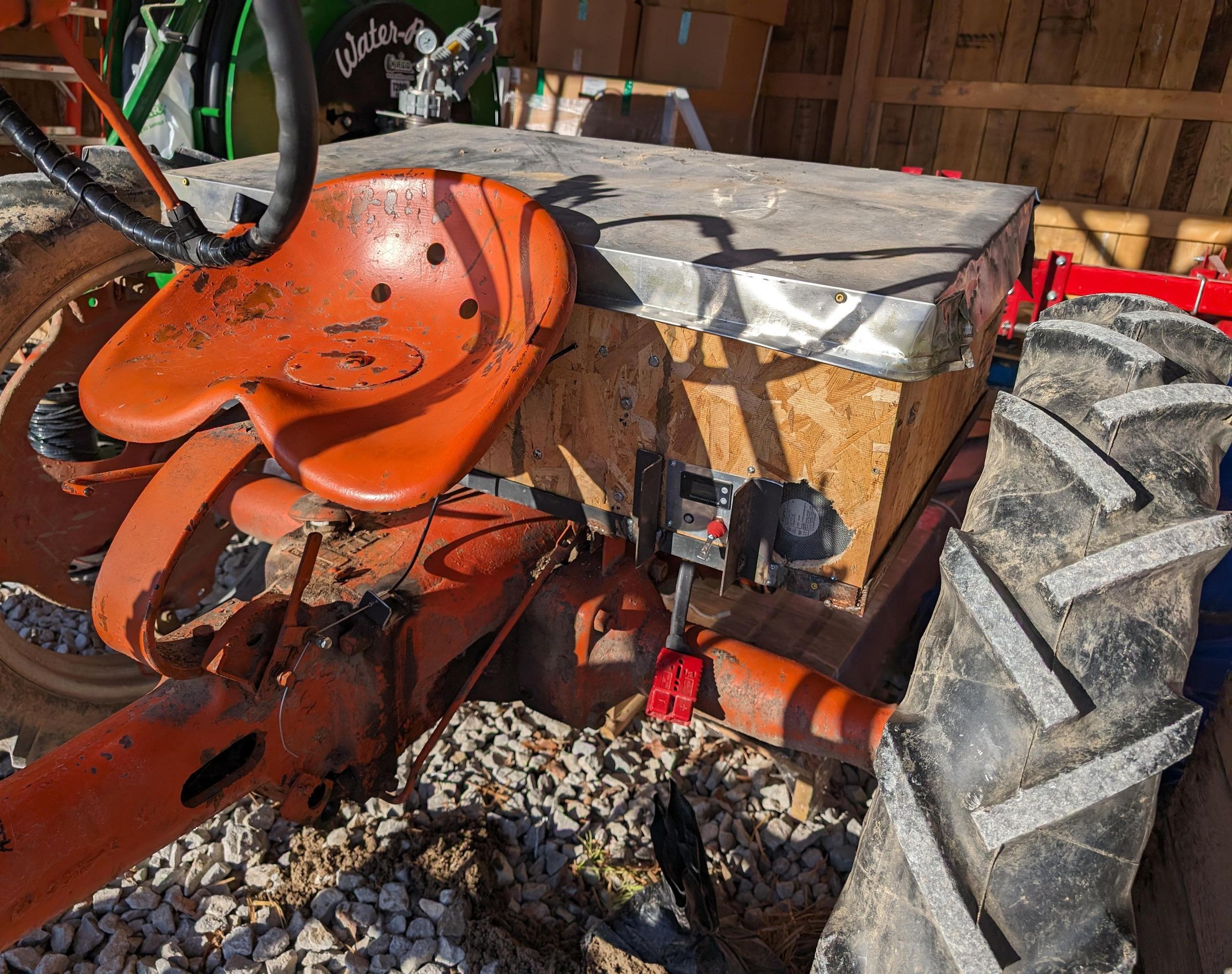 Electric Tractor Conversion - Allis G Cultivator