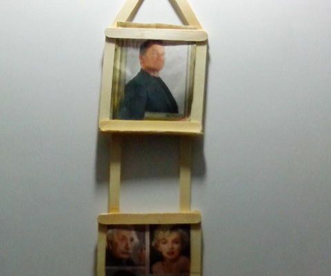 DIY Ice Cream Sticks Photoframe