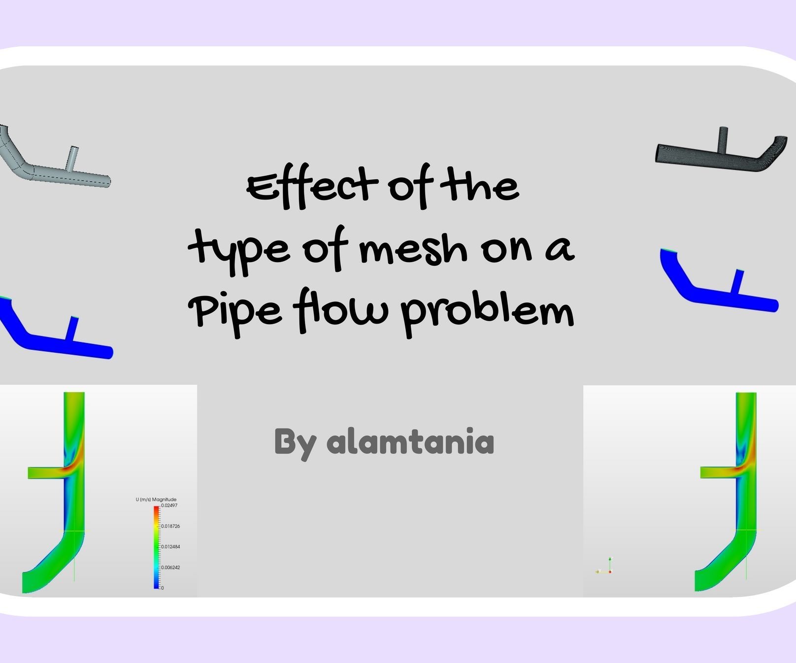 Analyzing the Effect of Mesh Type on a Pipe Flow Problem Using SimScale