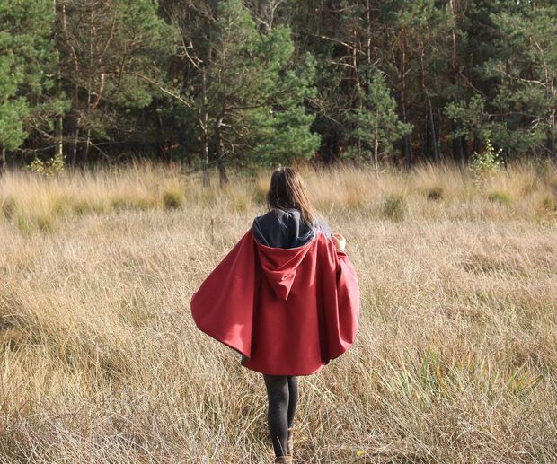 Little Red Riding Hood Invertible Wolf Cloak