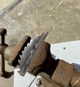 DIY Straight Razor From an Old Saw Blade : 6 Steps (with Pictures ...