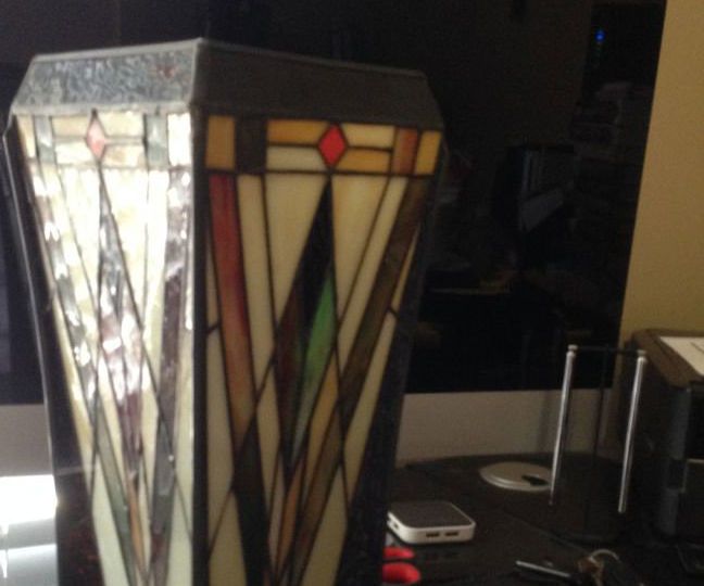 Lead Glass Touch Lamp Conversion